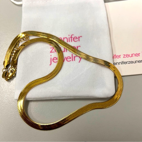 Jennifer Zeuner Hamilton Herringbone Necklace NEW! - Picture 3 of 7